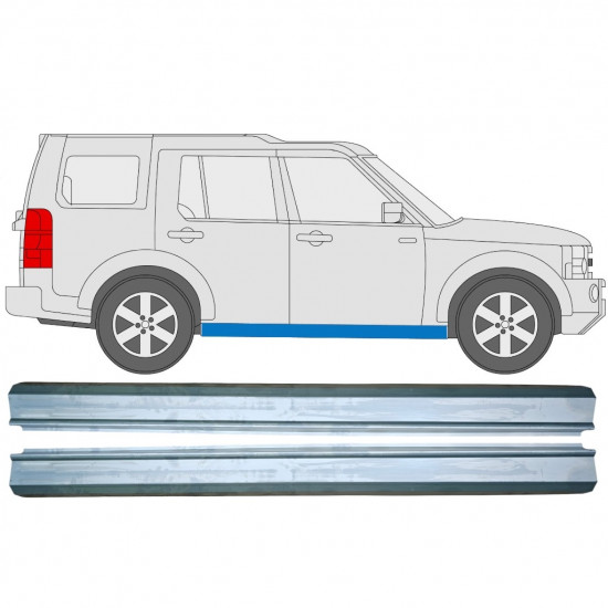 Reparație prag pentru Land Rover Discovery 2004-2009 / Stânga = Dreapta (simetric) / Set 10935