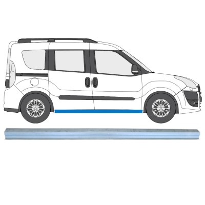 Reparație prag pentru Opel Combo D 2011-2018 / Stânga = Dreapta (simetric) 15362