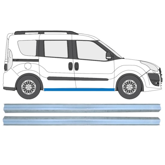 Reparație prag pentru Opel Combo D 2011-2018 / Stânga+Dreapta / Set 15363