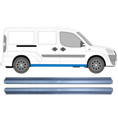 Reparație prag pentru Fiat Doblo Maxi 2001-2010 / Set 11347