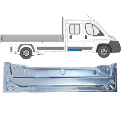 Reparație interioară ușă spate pentru Peugeot Boxer 2006-2026 / Stânga = Dreapta (simetric) 16391