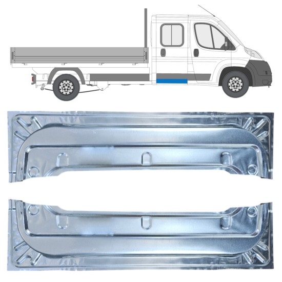 Reparație interioară ușă spate pentru Fiat Ducato 2006-2026 / Stânga+Dreapta / Set 16387