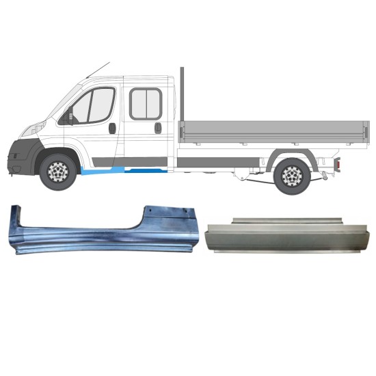 Set panouri de reparare pentru Fiat Ducato 2006-2014 / Stânga / 14795