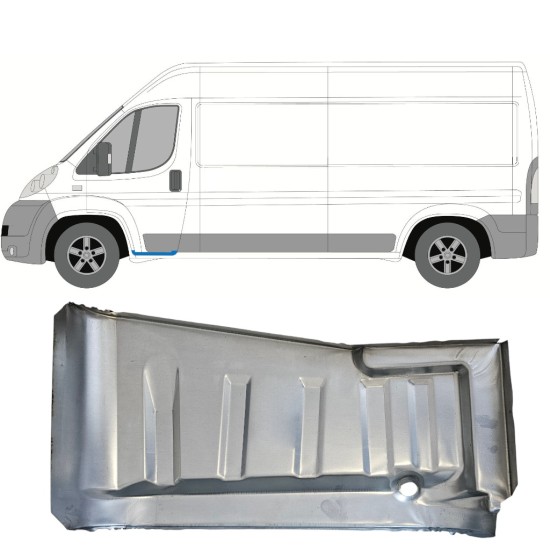 Podea treapta cabina stanga cu prag interior pentru Fiat Ducato 2006-2014 / Stânga 15053 Podea treapta cabina stanga cu prag interior pentru Fiat Ducato 2006-2014 / Stânga 15053