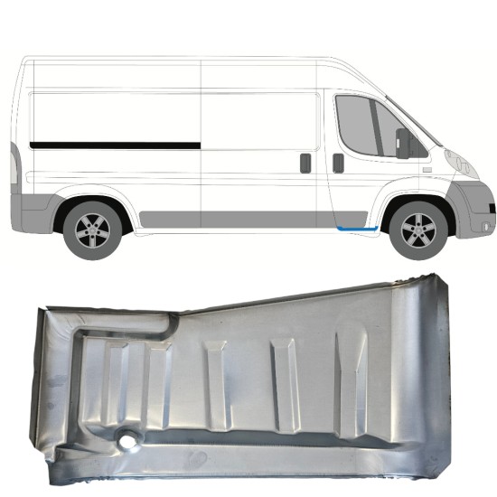 Podea treapta cabina stanga cu prag interior pentru Fiat Ducato 2006-2014 / Dreapta 15052 Podea treapta cabina stanga cu prag interior pentru Fiat Ducato 2006-2014 / Dreapta 15052