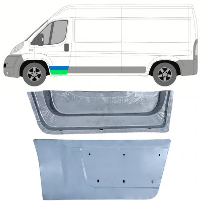 FIAT DUCATO 2006- INTERIOR + EXTERIOR PANOU DE REPARATII UŞĂ FRONTAL / A STABILIT / STÂNGA