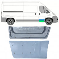 Panou de reparație ușă față interior + exterior pentru Fiat Ducato 2006- / Dreapta / Set 12004