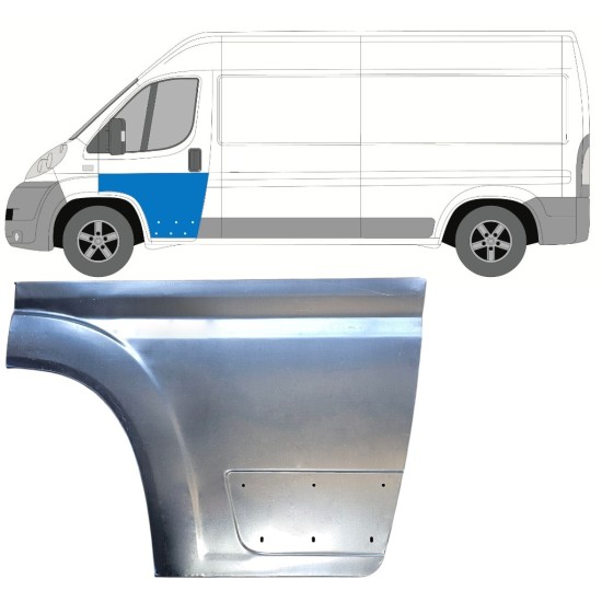 Reparație ușă față pentru Fiat Ducato 2006-2026 / Stânga 16270