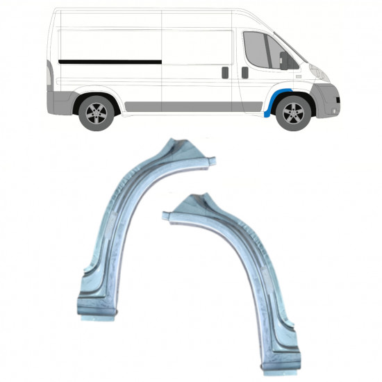 Reparație aripă față pentru Fiat Ducato 2006- / Stânga+Dreapta / Set 11471