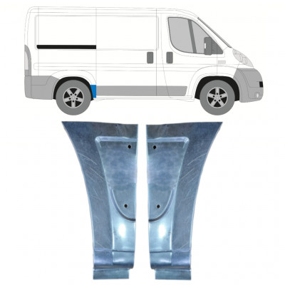 Reparație aripă spate pentru Fiat Ducato 2006- / SWB / Set 11474