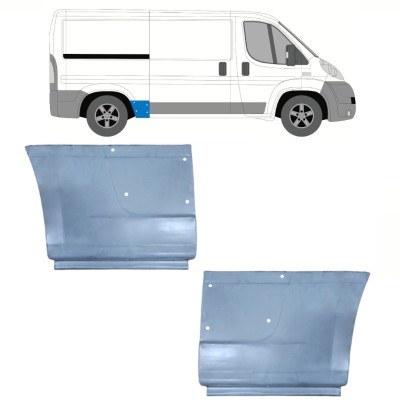 Reparație aripă spate pentru Fiat Ducato 2006-2014 / Stânga+Dreapta / Set 15113