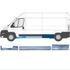 Set panouri de reparare pentru Peugeot Boxer 2006-2025 / Stânga / 14341