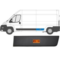 Bandou lateral spate cu lampă pentru Fiat Ducato 2006-2018 / Stânga / Set 10679