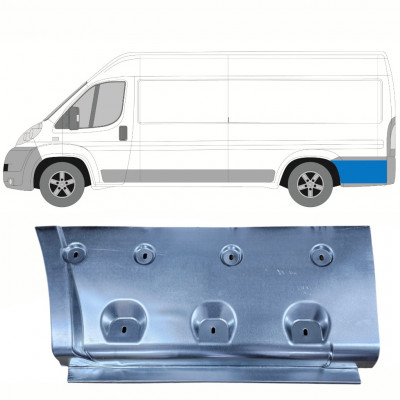 Reparație aripă spate pentru Fiat Ducato 2006- / LWB / Stânga 8655