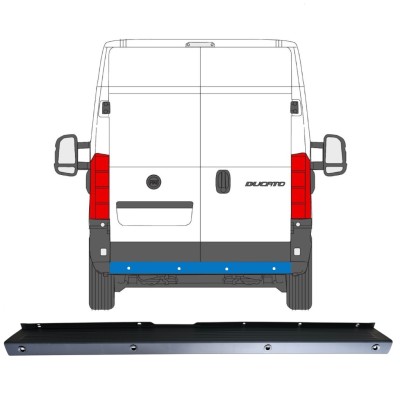 Bară spate PDC pentru Fiat Ducato 2006-2018 16925