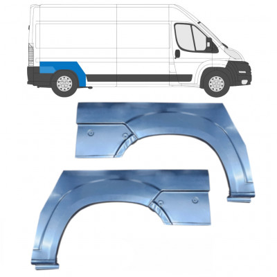 Reparație aripă spate pentru Fiat Ducato 2006- / Stânga+Dreapta / Set 9648