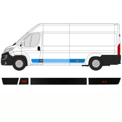 Set bandouri pentru Fiat Ducato 2018- / Stânga / 8487