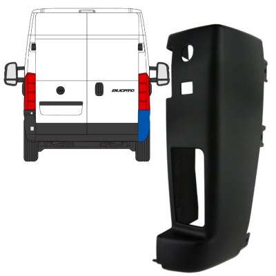 Colț bară spate 180 grade pentru Fiat Ducato 2018- / Dreapta 15204