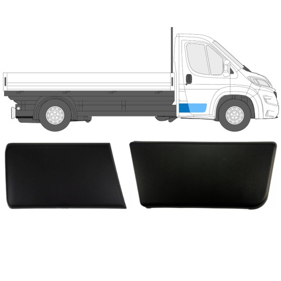 Set bandouri laterale pentru cabină simplă pentru Fiat Ducato 2018- / Dreapta / 14808 Set bandouri laterale pentru cabină simplă pentru Fiat Ducato 2018- / Dreapta / 14808