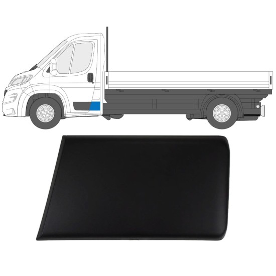 Bandou lateral pentru Fiat Ducato 2018- / Stânga / Eabină simplă 14807