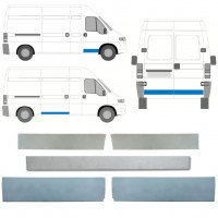 Panou reparație ușă pentru Fiat Ducato Boxer Relay Jumper 1994-2006 / Set 12627