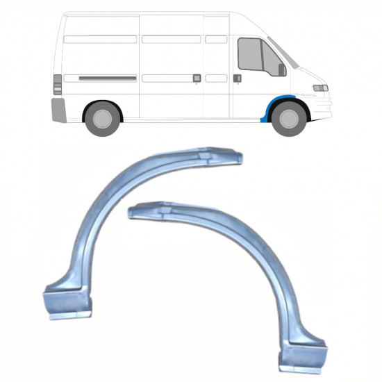 Reparație aripă față pentru Fiat Ducato 1994-2006 / Stânga+Dreapta / Set 10701