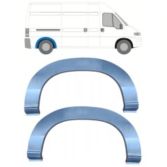Reparație aripă spate pentru Peugeot Boxer 1994-2006 / Stânga = Dreapta (simetric) / Set 14097