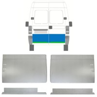 Reparație interior + exterior ușă spate pentru Citroen Jumper 1994-2006 / Stânga+Dreapta / Set 14456