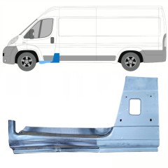 Reparație segment stâlp + prag pentru Peugeot Boxer 2006-2025 / Stânga / Set 13953