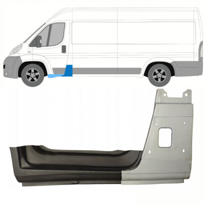 FIAT DUCATO 2006- COLONA FAŢĂ + REPARATIE PRAG INTERIOR / STÂNGA