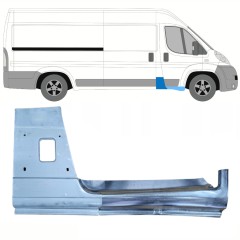 Reparație segment stâlp + prag pentru Fiat Ducato 2006-2025 / Dreapta / Set 8742