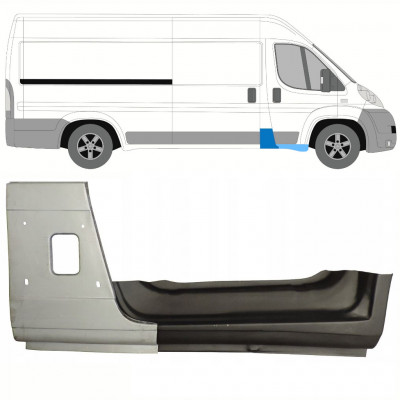 Reparație segment stâlp + prag pentru Fiat Ducato 2006- / Dreapta / Set 8742