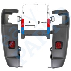 Colț bară spate 270 grade pentru Peugeot Boxer 2006-2018 / Stânga+Dreapta / Set 14063