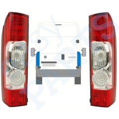 Lampă spate pentru Peugeot Boxer 2006-2014 / Stânga+Dreapta / Set 13232