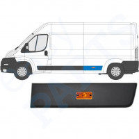 Bandou lateral spate cu lampă pentru Fiat Ducato 2006- / Stânga /  10679