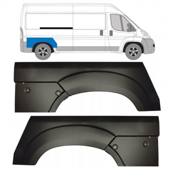 Reparație aripă spate pentru Fiat Ducato 2006- / Set 11727