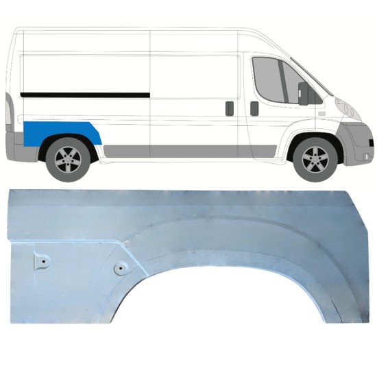 Reparație aripă spate pentru Peugeot Boxer 2006-2026 / Dreapta 16957