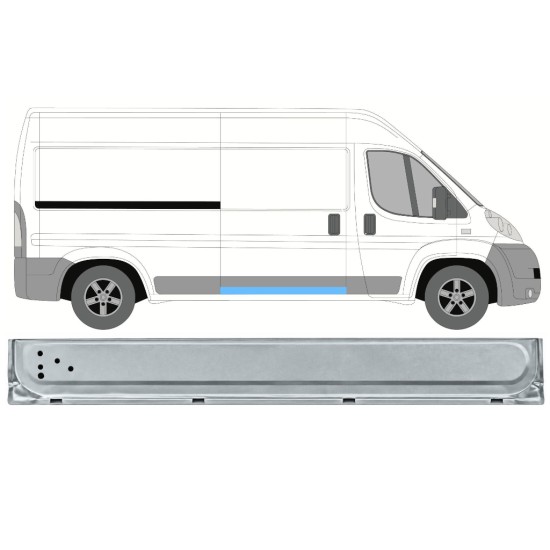 Reparație prag ușă culisantă pentru Citroen Jumper 2006-2026 / Dreapta 17044