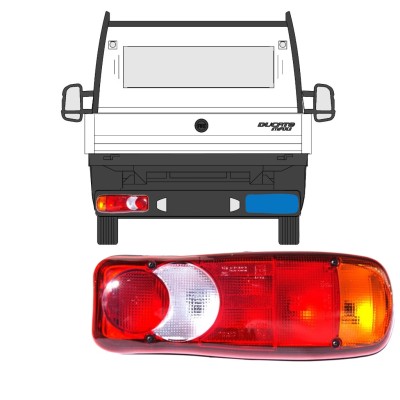 Lampă spate pentru Peugeot Boxer 2014-2018 / Dreapta 15343