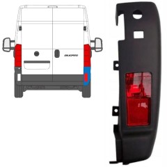 Colț bară spate cu lampă pentru Citroen Jumper 2018- / Dreapta / Set 13242