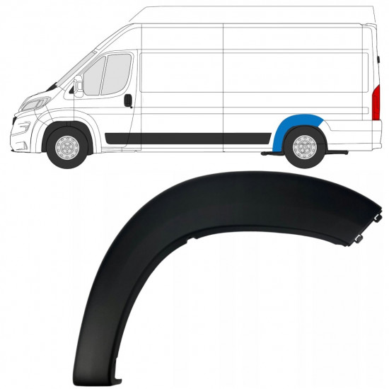 FIAT DUCATO 2018- HEAVY PANOU LATERAL ABOVE SPATE ROTILE / STÂNGA