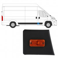 Bandou lateral stâlp față cu lampă pentru Fiat Ducato 2018- / Dreapta 7801
