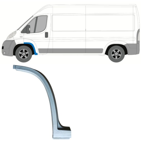 Reparație aripă față pentru Fiat Ducato 2006-2026 / Stânga 16828