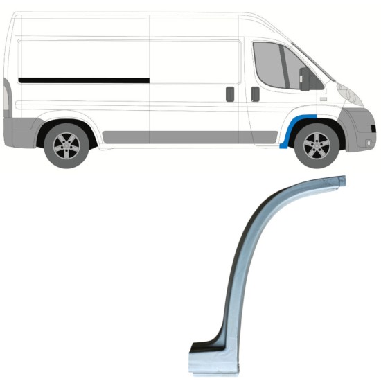 Reparație aripă față pentru Fiat Ducato 2006-2026 / Dreapta 16827