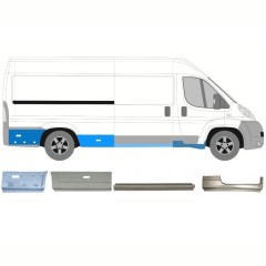 Set panouri de reparare pentru Fiat Ducato 2006-2026 / Dreapta / 16801