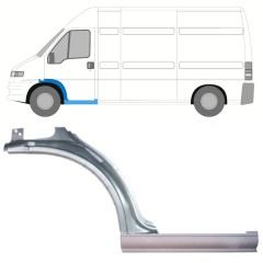 Reparație prag + aripă față pentru Fiat Ducato 1994-2006 / Stânga / Set 9902