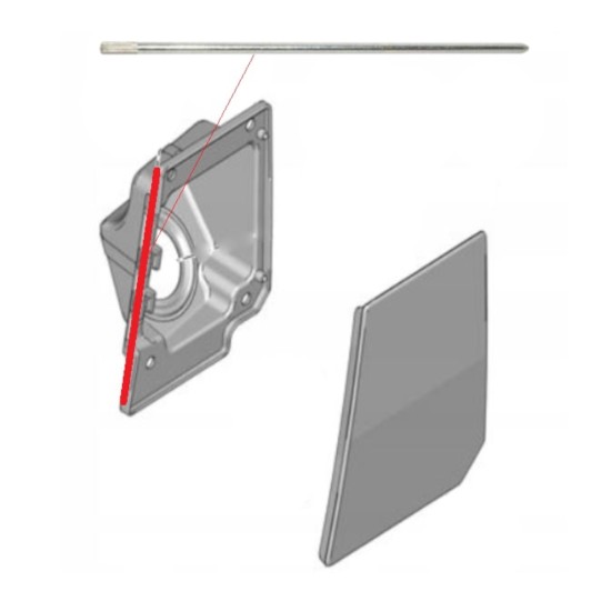 Bolț balama clapetă rezervor combustibil pentru Fiat Ducato 2006-2014 15137