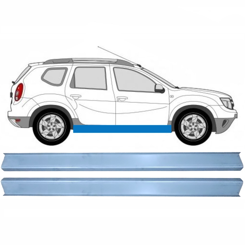 Reparație Prag Pentru Dacia Duster 2010-2017 / Set 11342