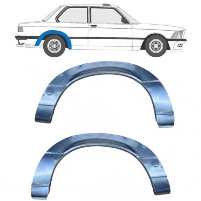 Reparație aripă spate pentru BMW 3 E21 1975-1984 / Stânga+Dreapta / Set 6411