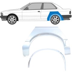 Reparație aripă spate interior + exterior pentru BMW 3 E30 1987-1994 / Stânga / Set 10852